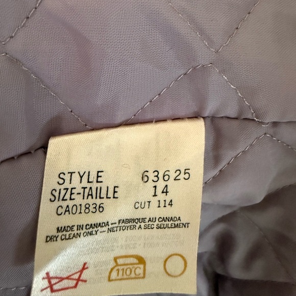 VTG 🇨🇦 Made in Canada 70s Mod Wool Coat Colour Block Contrast Scarf - S - Picture 14 of 15